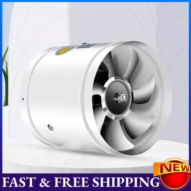 4/6/7/8 Inch Wall Fan Metal Pipe Exhaust Intake Fans for Home Bathroom Warehouse