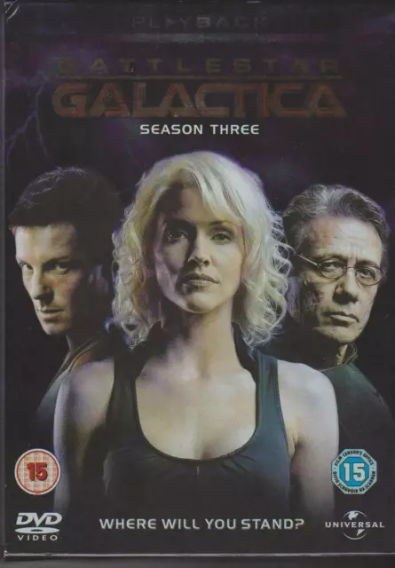 Battlestar Galactica - Series 3 - Complete (DVD, 2007, 6-Disc Set, Box Set)