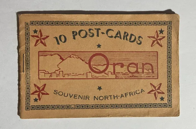 Old Vintage Antique Postcard Lot 10 POSTCARDS OF ORAN SOUVENIR of NORTH AFRICA