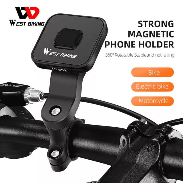 Strong Magnetic Bike Phone Holder Phone Mobile Stand Motorcycle Scooter Support