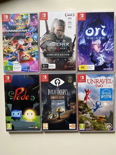 NINTENDO SWITCH GAMES (6) - As New - Ori/Witcher/Mario $161.50 ...