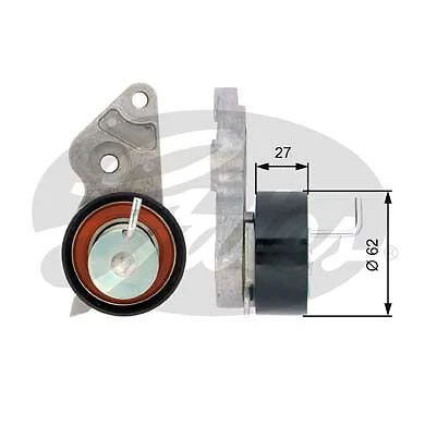 GATES Poulie Courroie Crantée Convient pour Ford Courier Fiesta Focus Fusion