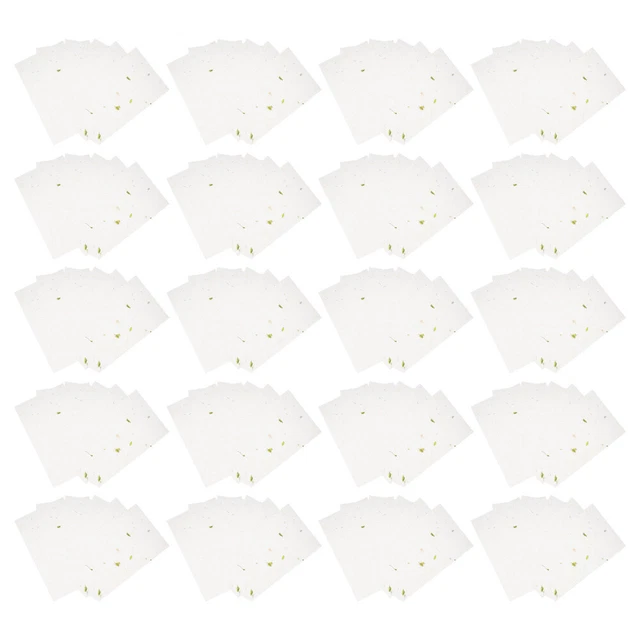 120 piezas papel de papel de arroz decoración de hojas hojas papel de tinta