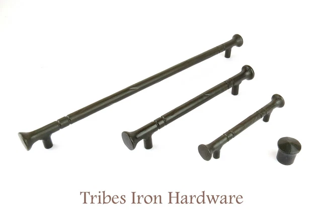 Forged Cabinet Drawer Pulls Farmhouse Kitchen Cupboard Door Wrought Iron Handles