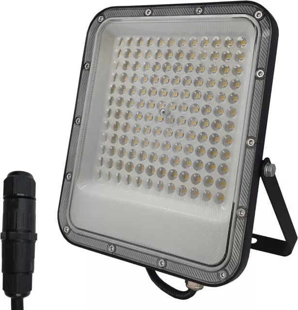 Foco Exterior Negro Led 50W 100W 150W Y 200W, Osram Chip,  Ip65, Luz Fría 6000K