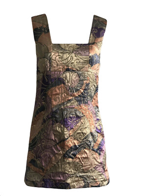 NWT Paul & Joe Paris Womens Sleeveless Floral Holiday Mini Dress Size 38 US 4