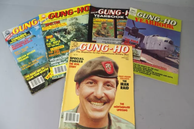 5x  Gung-Ho Magazin 1983-86 - Militärzeitschrift