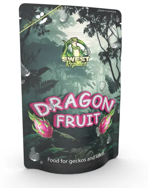 Sweet Reptiles - 50g Dragon Fruit Geschmack - Gourmet Crested Gecko Food