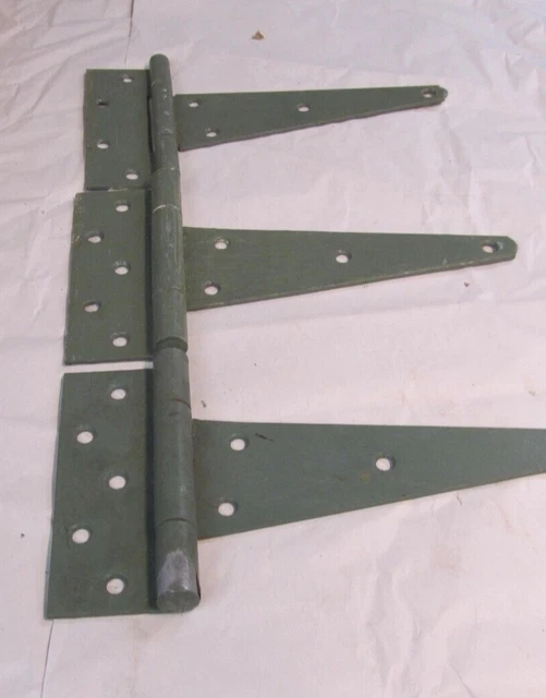 3 Vintage Barn Door "T "Hinges 8"