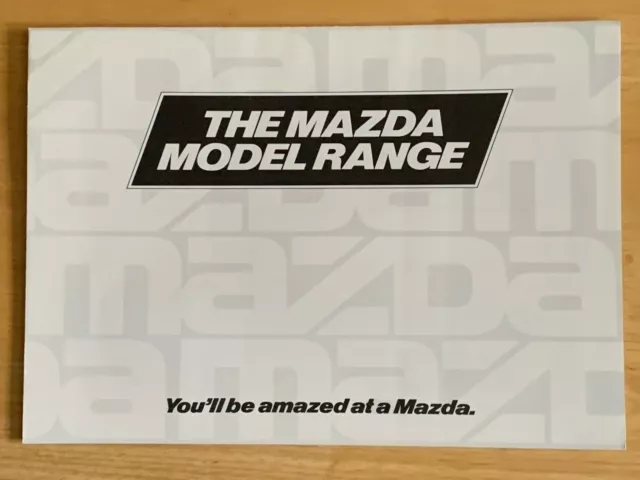 The Mazda Model Range Sales Brochure - 1984/5