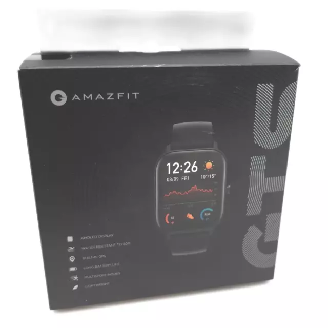 Xiaomi Amazfit Smartwatch Fitness Sport GPS Schlafüberwachung wasserdicht Schwar