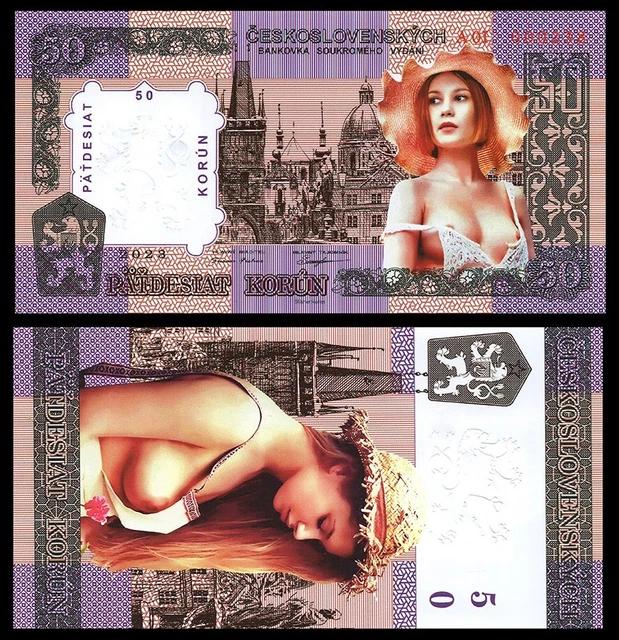 Czech Republic 50 Korun 2023 year Czechoslovakia POLYMER UNC uncirculated
