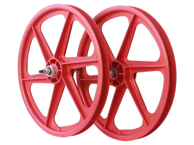 Set Ruote Skyway Tufo 20 Pollici Rosse - 9 Denti Driver - BMX Retrò - Nuovo