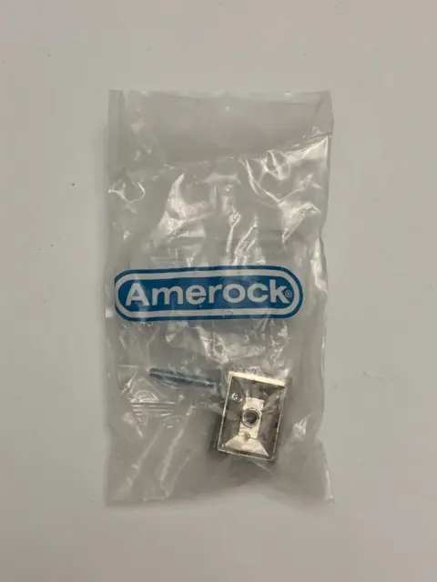 Amerock BP29340PN Candler 1-1/4" Rectangular Cabinet Knob - Polished Nickel