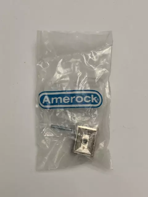 Amerock BP29340PN Candler 1-1/4" Rectangular Cabinet Knob - Polished Nickel