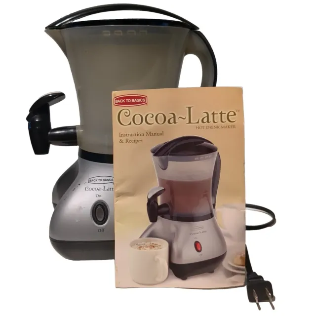 Back To Basics Cocoa-Latte Hot Drink Maker Model CM300BR Used Tested  Working