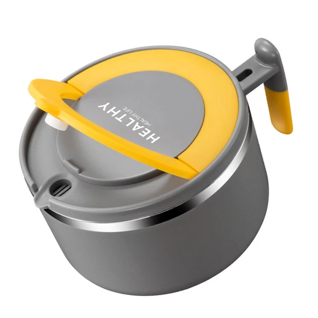 Ciotole da portata in acciaio inox istantanee grigio spaghetti stile giapponese