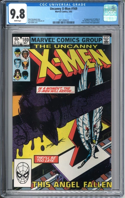 Uncanny X-Men #169 CGC 9.8 NM/MT WP 1983 Marvel Comics 1st Callisto Morlocks MCU