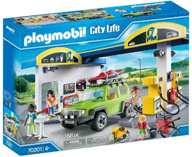 Playmobil ® 70201 Station Essence - Station service / Neuf - New - nuevo