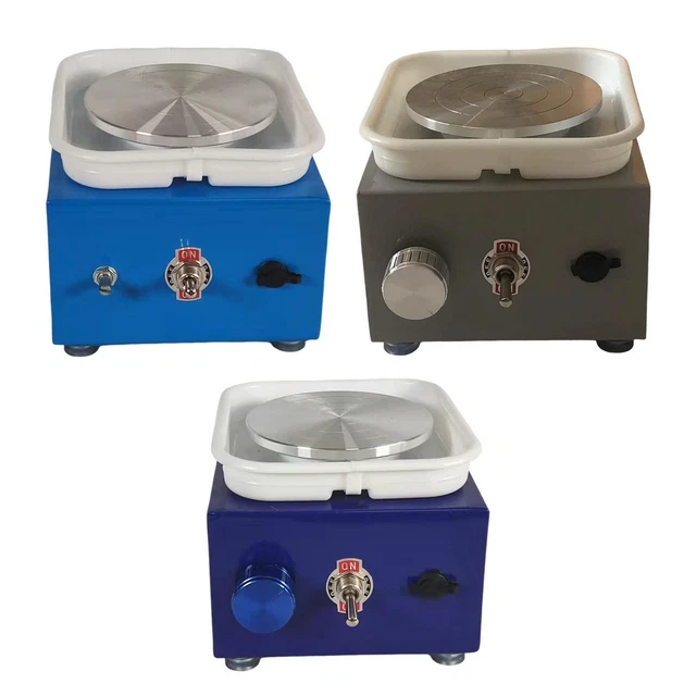Plateau Tournant Pour Poterie Et Peinture 27cm ø - Rayher Bleu, Plastique, Pour Modelage Et Décoration