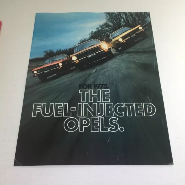 1975 Buick Fuel-Injected Opels Sedan Dealership Car Auto Brochure Catalog