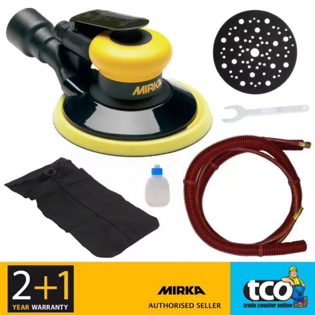 Mirka ROS 150mm | 650CV / 625CV Pneumatic Random Orbital Sander | Dust Bag Kit