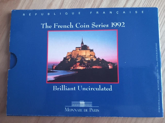 Tres  Rare  Coffret Fdc   Bu 1992   Francs