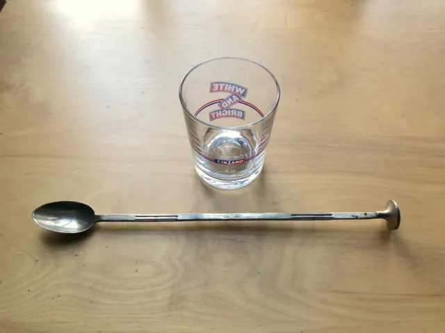 Cucchiaino e bicchiere Cinzano anni 60