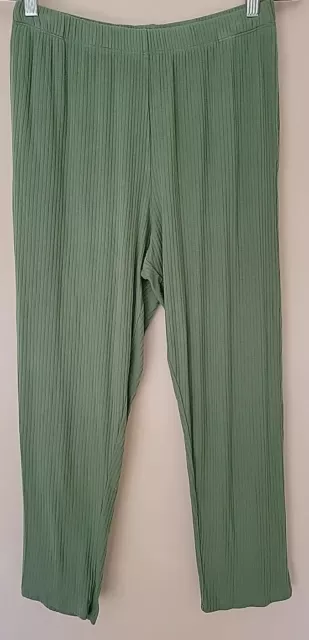 COSABELLA COTTON MODAL Ultra Soft Green Straight Leg Lounge Pajama ...