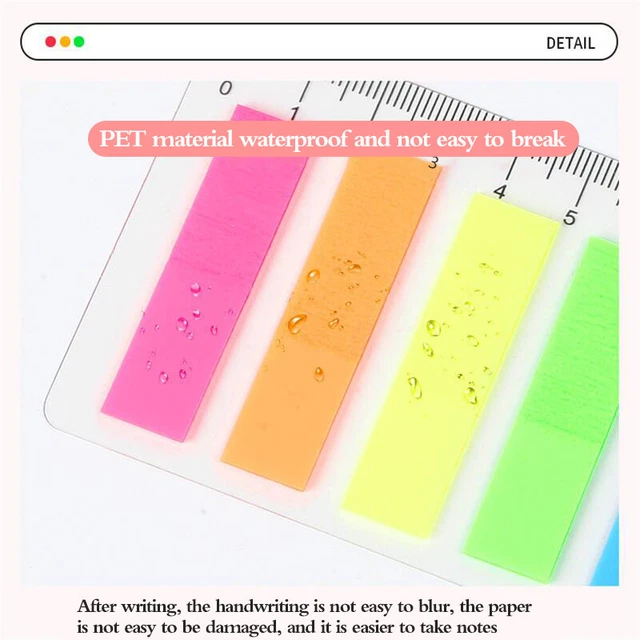 140 Sheets Flags Sticky Notes Memo Pad Tabs Page Markers Sticker Bookmark Pa-f;