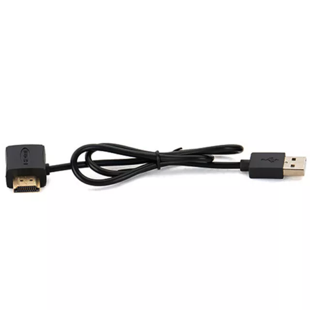 50CM USB 2.0 HDMI Male To Female Adapter Extender Power Connector Cable ZE*tz 2