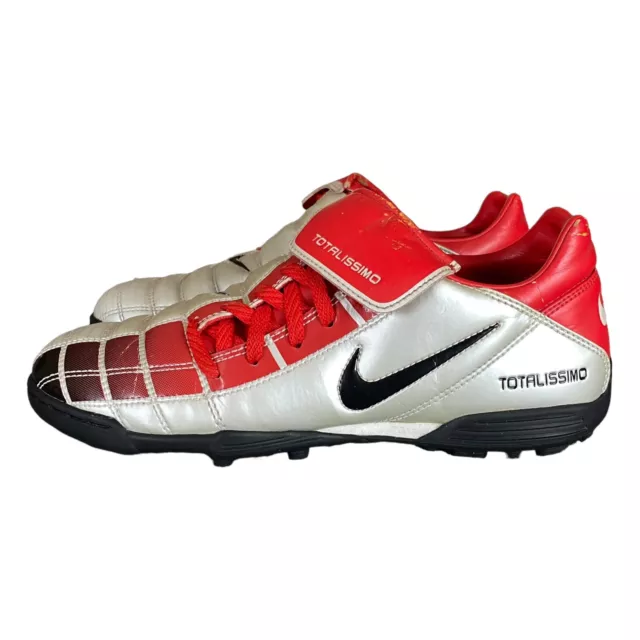 Nike Total 90 Totalissimo TF Astro Turf T90 Red Football Shoes Men's UK 5 EU 38