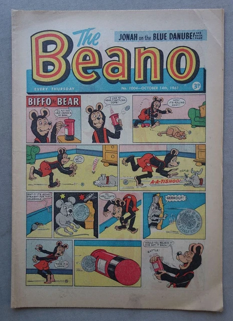 Beano comic #1004 - Oct 14 1961 VG
