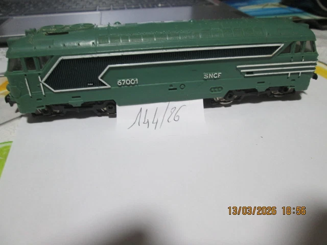 Locomotive diesel-electrique type Vossloh DE 18 Millet Rail | Jouef