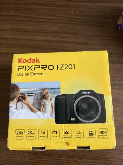 Kodak PIXPRO FZ201 16MP Compact Digital Camera - Black