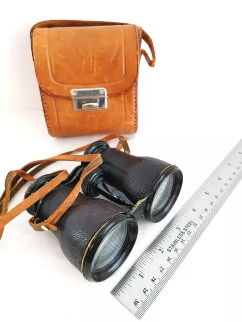 VINTAGE ADEN'S FIELD Glasses Binoculars with Strap and Case #15971 $24. ...