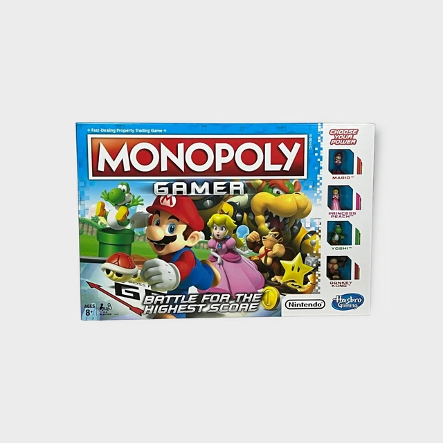 MONOPOLY GAMER EDITION Board Game, Features Super Mario Nintendo