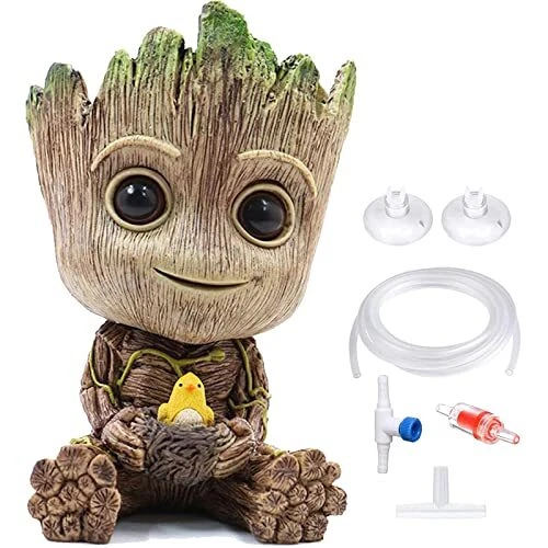 Aquarium Groot Air Bubbler Decorations Air Bubbler Decorations for Fish Tank NEW