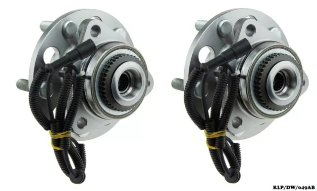 2 x Front Wheel Bearing & Hub Assembly For SSANGYONG ACTYON SPORTS KLP/DW/049AB