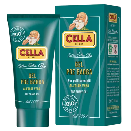 Cella Organic Aloe Vera Pre Shave Gel 75ml