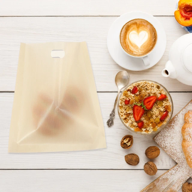 5pcs countertop flatware holder Heat Resistant Toaster Bags Non Stick Toaster Ba