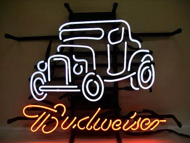 Old Car Auto Garage Beer Logo 20"x16" Neon Sign Light Lamp With Dimmer