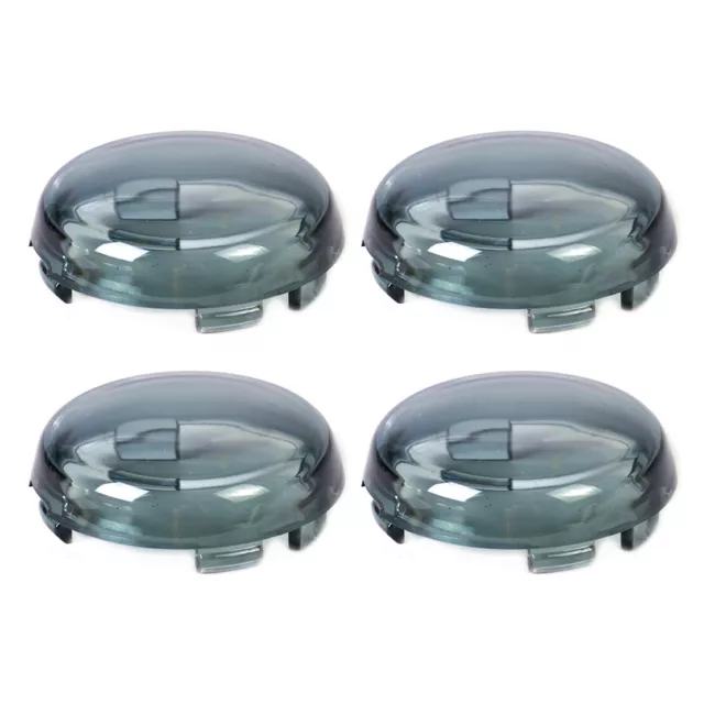 4x Turn Signal Light Indicator Smoke Lens fit for Harley Dyna Softail Sportster