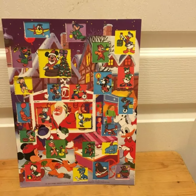 Walt Disney's Old Fashioned Christmas Advent Calendar from West Germany 1970s
