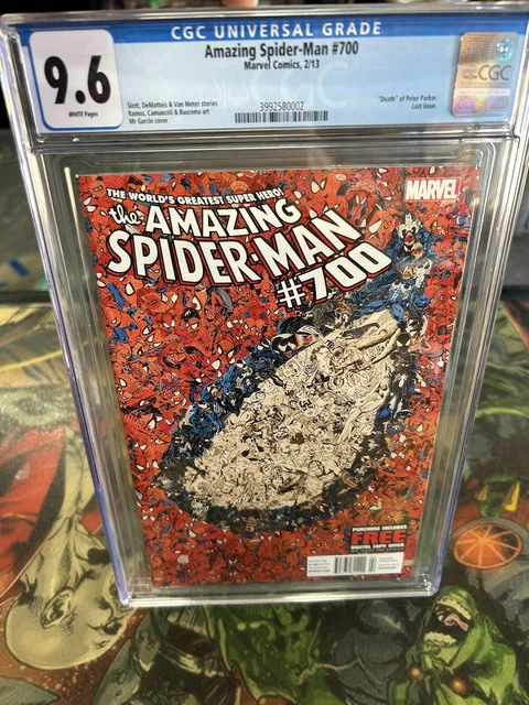 AMAZING SPIDER-MAN #700 CGC 9.6 NM+ Marvel Comic NEWSSTAND Variant 1st SUPERIOR