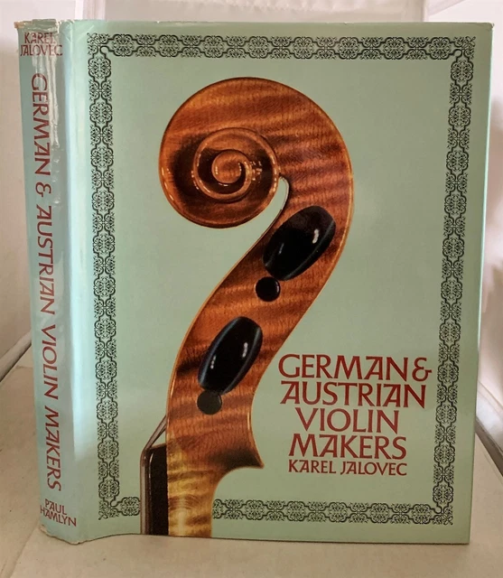 2-VOLUME SET ENCYCLOPEDIA of Violin-Makers by Karel Jalovec 1968