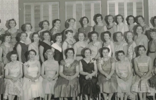 1956 Delta Sigma Sorority Photograph Kansas City MO Annual Convention 1950's