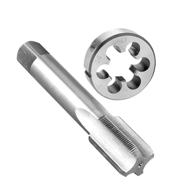 UNEF Tap UNEF Die High Speed Steel Reliable Right Hand Spare Parts 1 Set