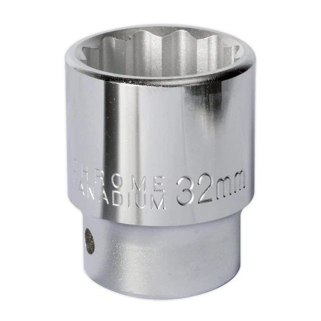 Sealey S34/32 Walldrive Prise 32mm 1.9cmSq Lecteur