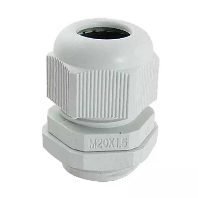 Lot de 10 presse-étoupes étanches en plastique M20 x 1,5
